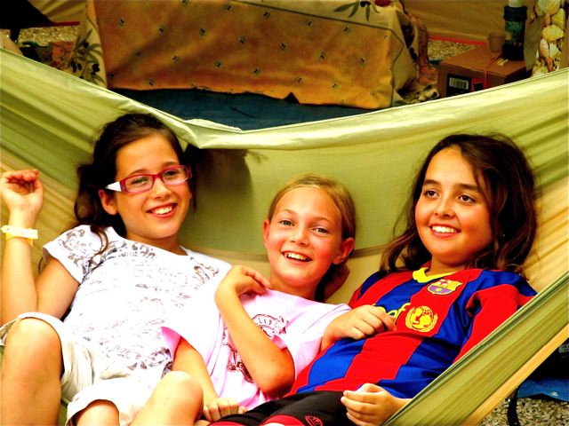 3 happy kids in a hammock 3 happy kids in a hammock